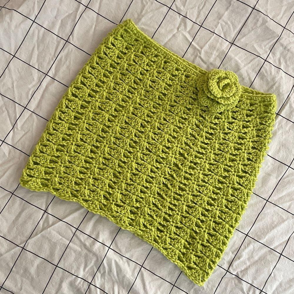 Handmade crochet skirt